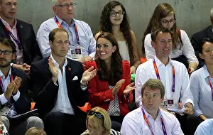 Adlington: Duke & Duchess of Cambridge at 2012 Olympics