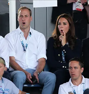 Reacting: Duke & Duchess of Cambridge, Commonwealth Games