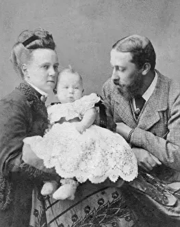 Charlotte Zeepvat (iln): The Duke & Duchess of Edinburgh with their eldest child