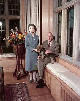 Barnwell: Duke and Duchess of Gloucester at home, 1960