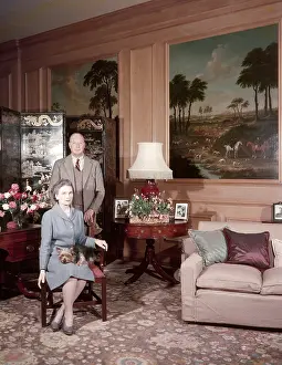 Barnwell: Duke and Duchess of Gloucester at home, 1960
