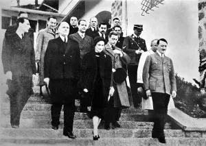 Escorts: Duke and Duchess of Windsor with Hitler