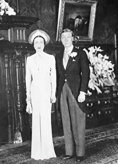 Acceptable: Duke & Duchess of Windsor before their wedding