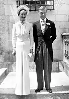 Acceptable: Duke & Duchess of Windsor on their wedding day