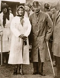 Glamis: The Duke and Duchess of York - Durham Colliery visit