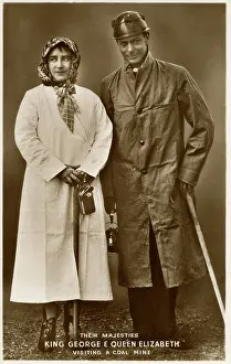 Glamis: The Duke and Duchess of York - Durham Colliery visit