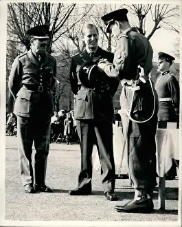Caterham: Duke of Edinburgh at Caterham Barracks