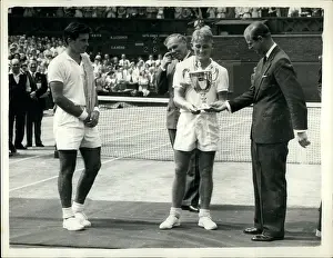 Hoad: Duke of Edinburgh and Lewis Hoad, Wimbledon tennis