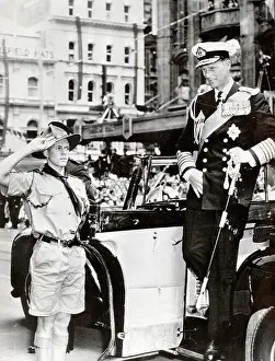 Renounced: Duke of Edinburgh in Melbourne for Olympic Games