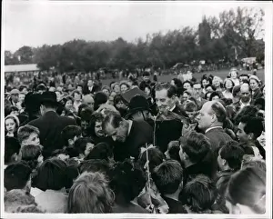 Duke of Edinburgh at new playing fields, Wanstead Flats