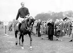Renounced: Duke of Edinburgh at a polo event, Windsor