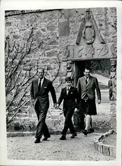 Iain: Duke of Edinburgh and Prince Charles at Gordonstoun
