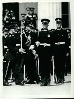 Sandhurst: Duke of Edinburgh at Sandhurst parade