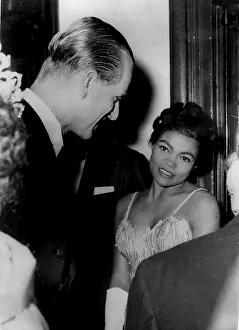 Presentations: Duke of Edinburgh and singer Eartha Kitt
