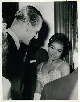 Presentations: Duke of Edinburgh and singer Eartha Kitt