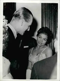 Presentations: Duke of Edinburgh and singer Eartha Kitt