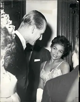 Presentations: Duke of Edinburgh and singer Eartha Kitt