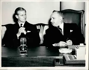 T.u.c: Duke of Edinburgh and Tom O'Brien, TUC Headquarters