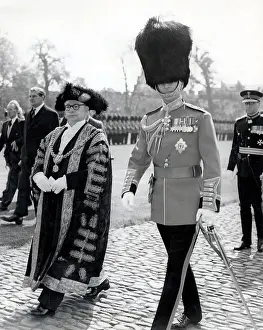 Renounced: Duke of Edinburgh in uniform of Welsh Guards, Cardiff