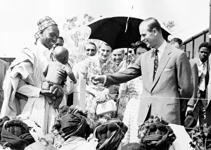 Renounced: Duke of Edinburgh on visit to Nigeria