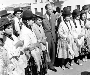 Renounced: Duke of Edinburgh on visit to Peru