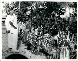 Thatching: Duke of Edinburgh visiting Christmas Island