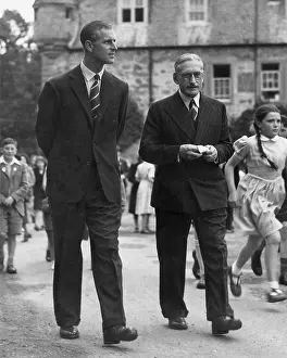 Gordonstoun: The Duke of Edinburgh visits Gordonstoun