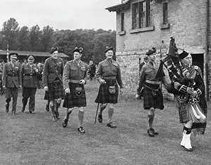 Hawick: Duke of Edinburgh visting Queens Own Cameron Highlanders