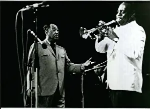 Bandleader: Duke Ellington and Louis Armstrong performing
