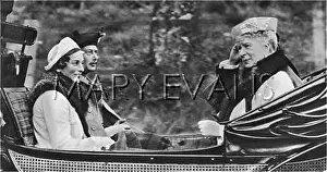 Crathie: Duke of Gloucester and Lady Alice Scott