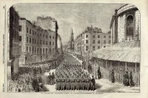 Detachments: Duke of Welington's funeral procession 1852