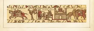 William Mossman: Duke WIlliam of Normandy on his throne receiving a messenger