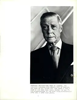 Socially: Duke of Windsor, formerly Edward VIII