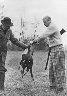 Dominions: Duke of Windsor hunting pheasants in Paris