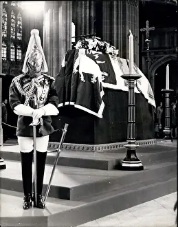Catafalque: Duke of Windsor lying in state, St George's Chapel