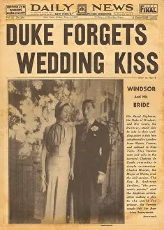 Forgets: Duke of Windsor marries Wallis Simpson