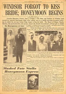 Forgets: Duke of Windsor marries Wallis Simpson