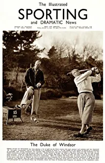 Sep18: The Duke of Windsor playing golf at Cap D'Antibes