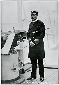Crescent: Duke of York on HMS Crescent 1898