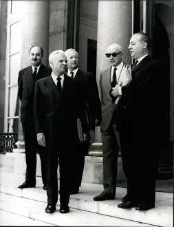 Frey: Dumas, Frey, Messmer, Foyer, Brogile, outside Elysee Palace