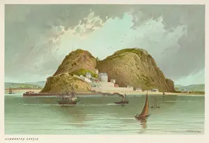 Dumbarton: DUMBARTON CASTLE 1880S