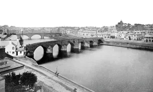 The Francis Frith Collection: Dumfries, the Old and New Bridges c1890