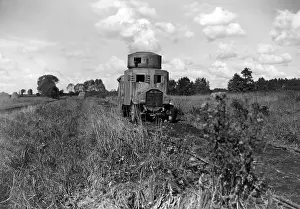 Cardboard: Dummy tank of the Reichswehr