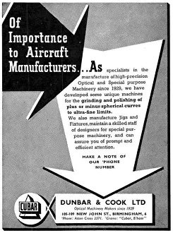 Dunbar: Dunbar & Cook Optical & Special Purpose Machinery