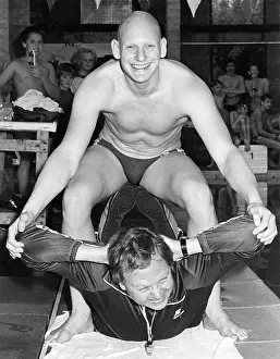 Tracksuit: Duncan Goodhew, British Olympic swimmer