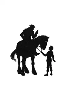 Dunce: Dunderpate speaks to the farmer on his mare