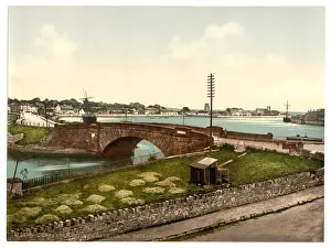 Waterford: Dungarven Bridge and Harbor (i.e. Dungarvan). County Waterfo