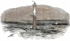 Dungeness: Dungeness Lighthouse, Kent 1843