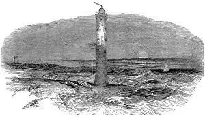Dungeness: Dungeness Lighthouse, Kent 1843