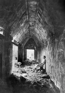 Dungeon: Dungeon of the main temple in Uxmal, 1932